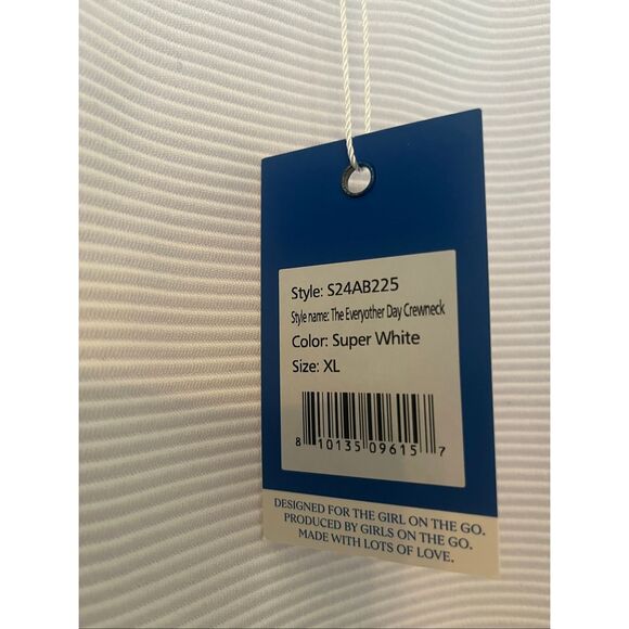 Addison Bay Active Rib Everyother Day Crewneck Sweatshirt NEW NWT - Picture 7 of 10